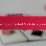 How I Documented My Artistic Journey