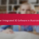 How I Integrated 3D Software in Illustrations