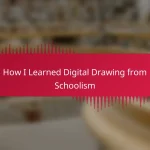 How I Learned Digital Drawing from Schoolism