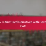 How I Structured Narratives with Save the Cat!