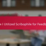 How I Utilized Scribophile for Feedback