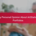 My Personal Opinion About ArtStation Portfolios