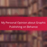 My Personal Opinion about Graphic Publishing on Behance