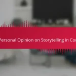 My Personal Opinion on Storytelling in Comics