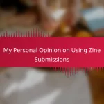 My Personal Opinion on Using Zine Submissions