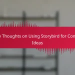 My Thoughts on Using Storybird for Comic Ideas