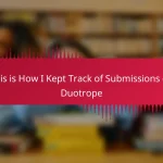 This is How I Kept Track of Submissions on Duotrope
