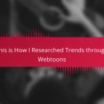 This is How I Researched Trends through Webtoons