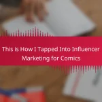 This is How I Tapped Into Influencer Marketing for Comics