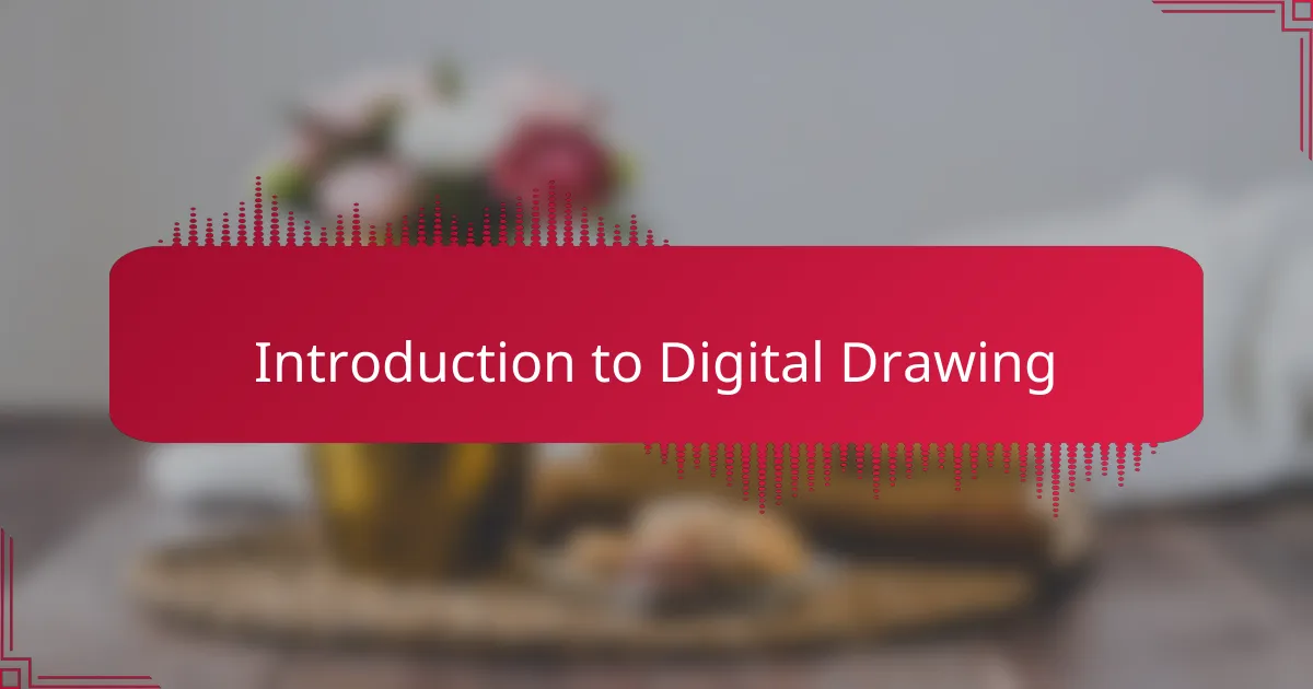 Introduction to Digital Drawing