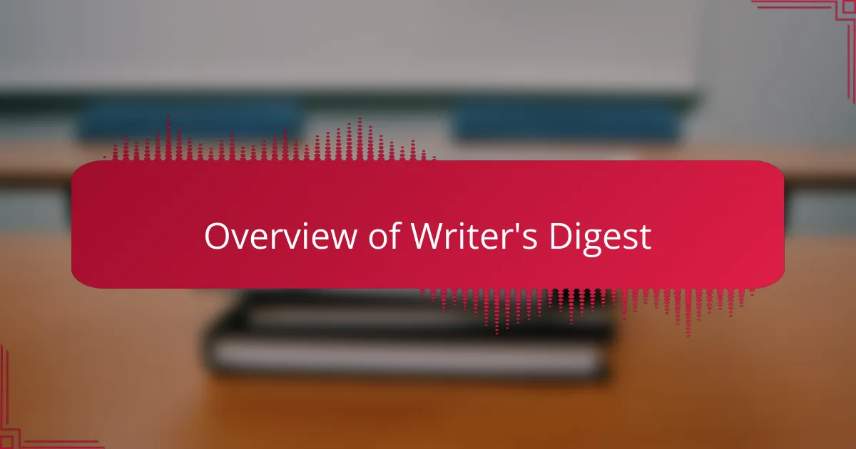 Overview of Writer's Digest